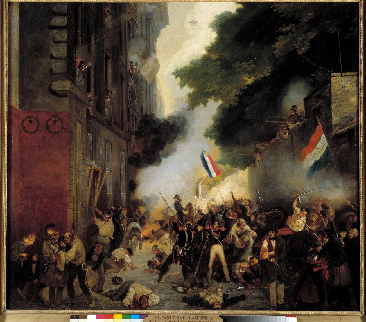 Vuoden 1830 vallankumouksen jakso, heinäkuun päivä: Babylon Streetin kasarmihyökkäys 29. heinäkuuta tekijältä Abel Lordon