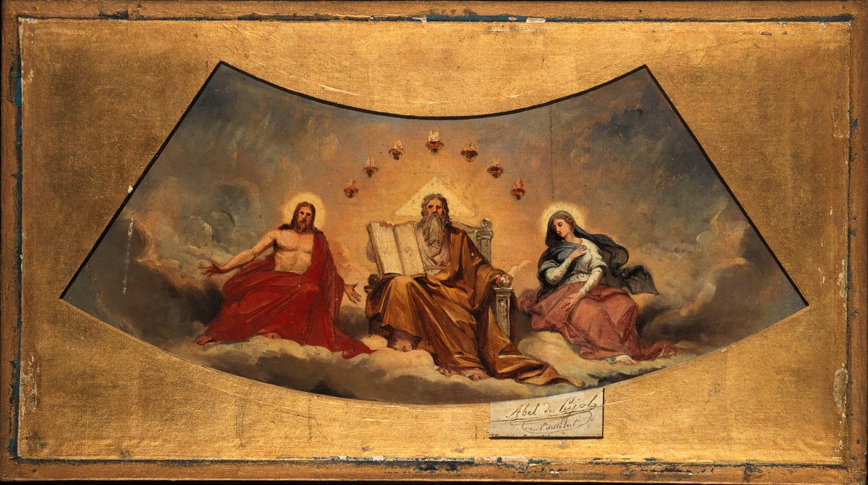 ranska: Le Père éternel, le Christ et la Vierge tekijältä Abel de Pujol