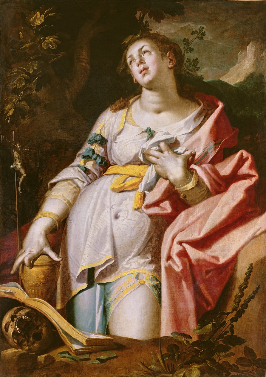 Maria Magdaleena ekstaasissa, 1619 tekijältä Abraham Bloemaert