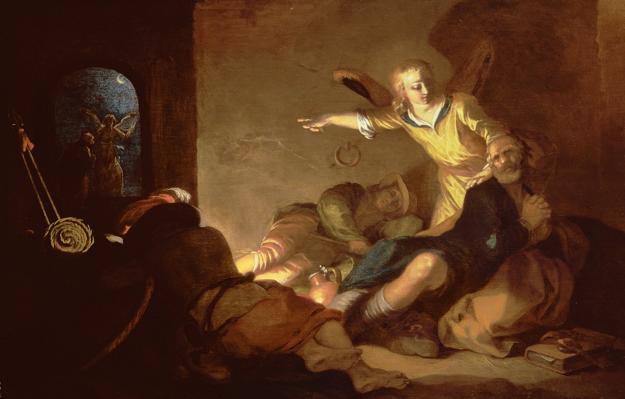 Pyhän Pietarin vapauttaminen tekijältä Abraham Bloemaert