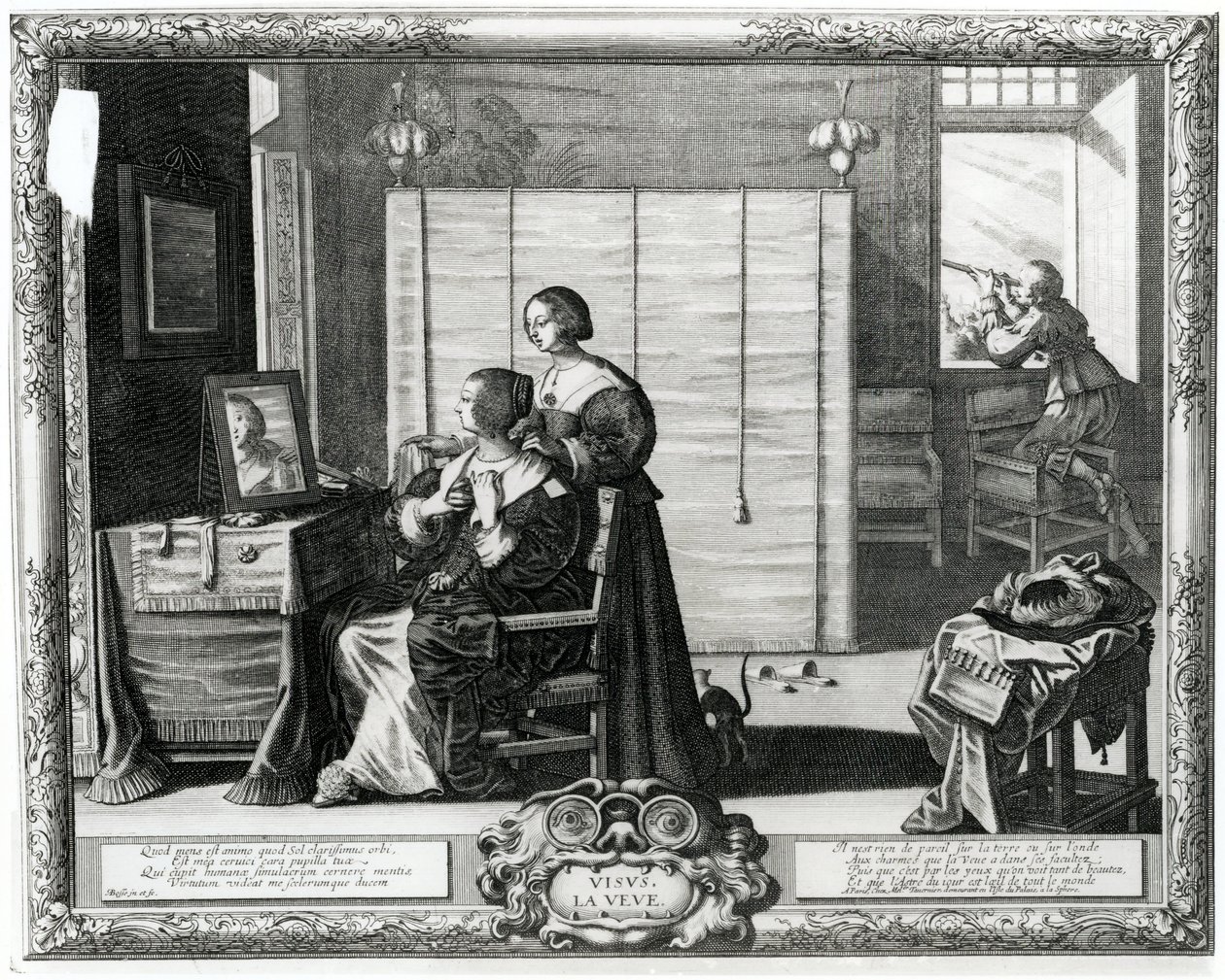Visus La Veve, 1600-luku tekijältä Abraham Bosse