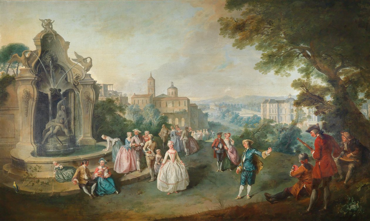 Elegante Gesellschaft tekijältä Abraham Ignace Bolkman