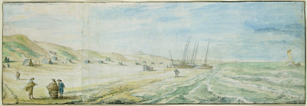 Ranta Wijk aan Zeessa tekijältä Abraham Willaerts
