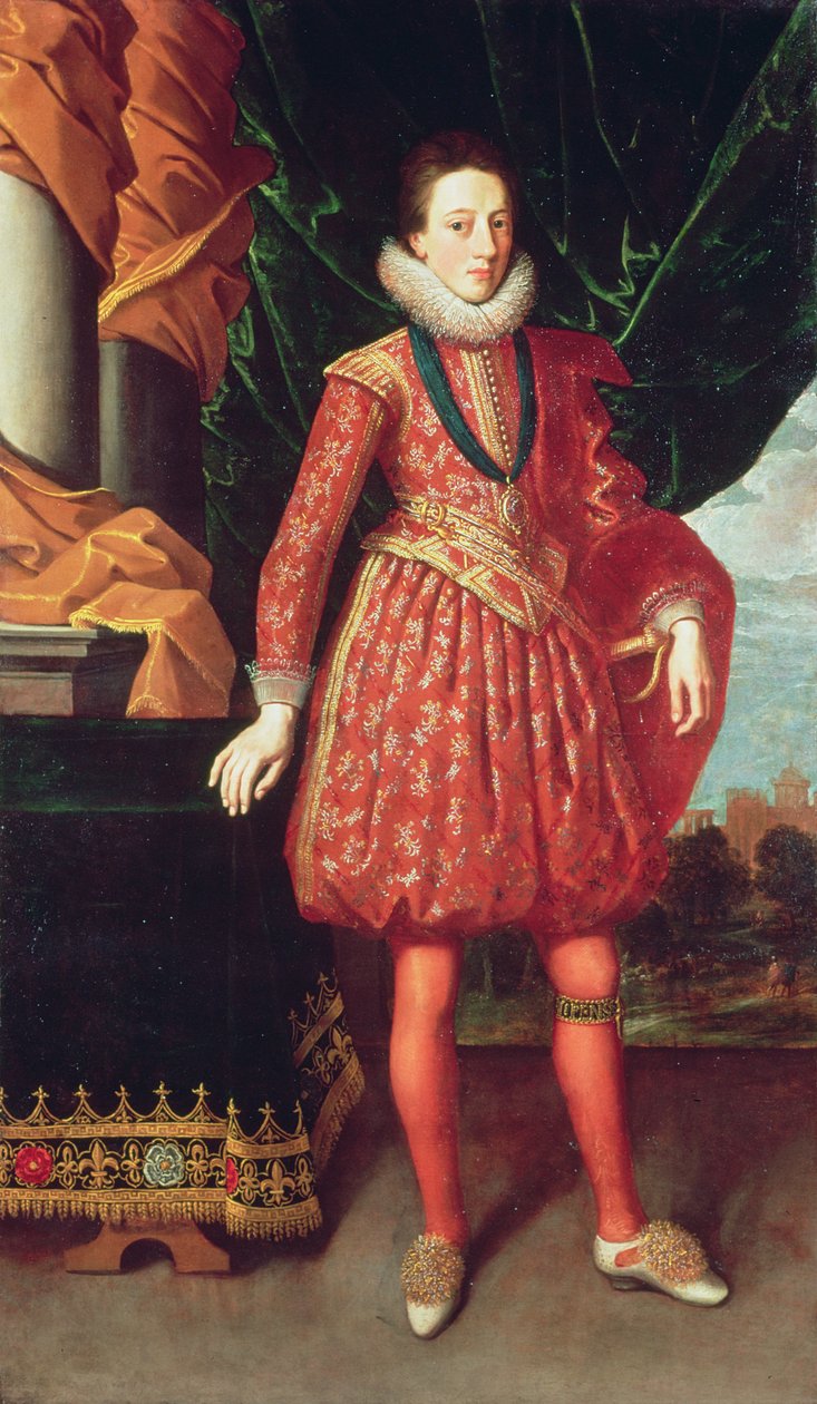 Kaarle I:n (1600-49) muotokuva n. 1617-20 tekijältä Abraham van Blyenberch