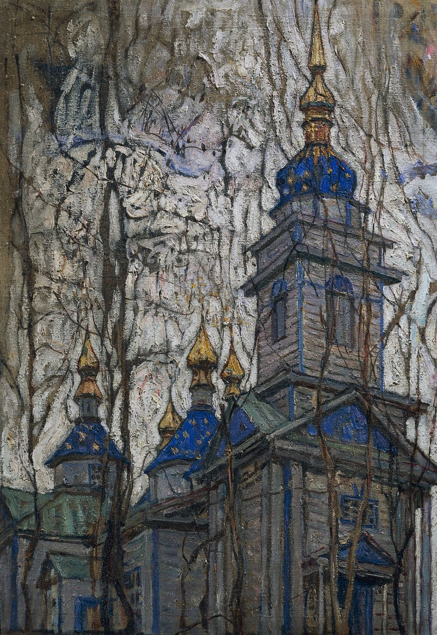 Puinen kirkko tekijältä Abraham Anshelovich Manievich