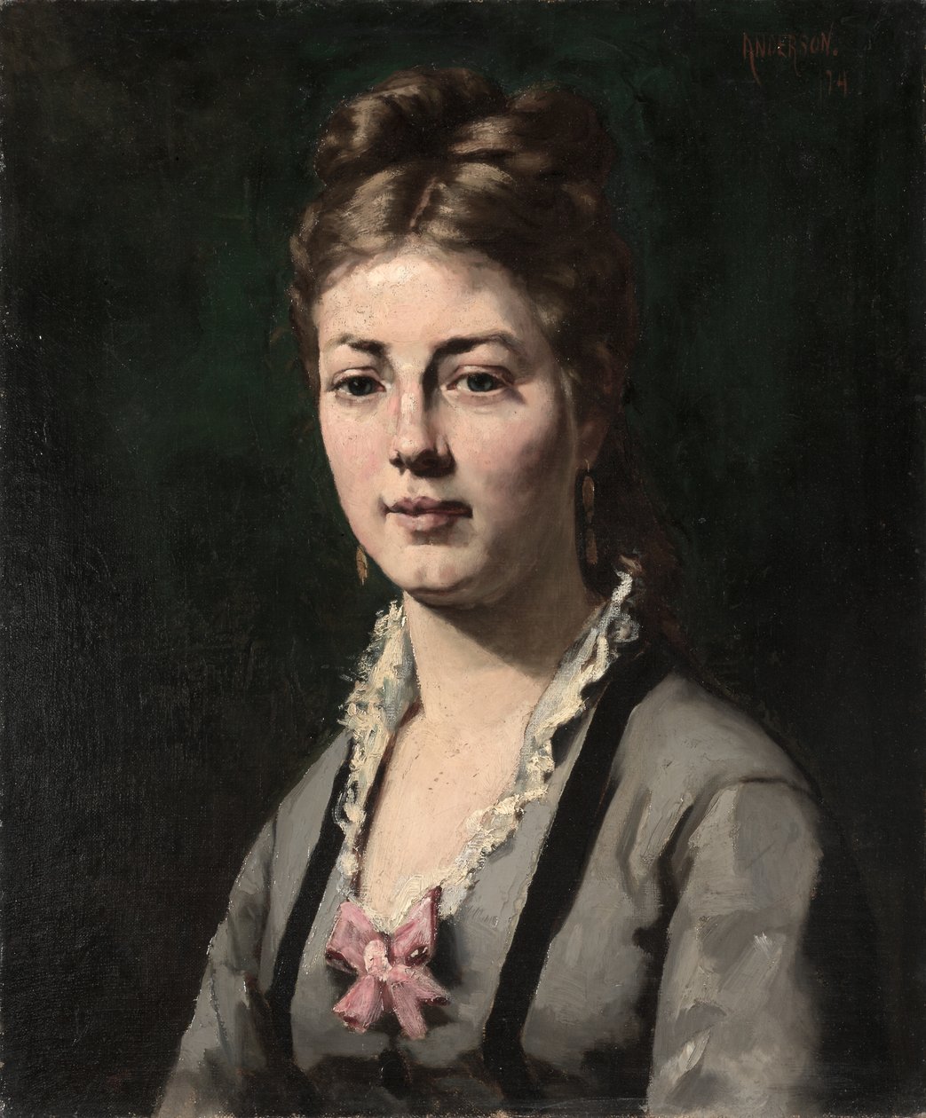 Naisen muotokuva tekijältä Abraham Archibald Anderson