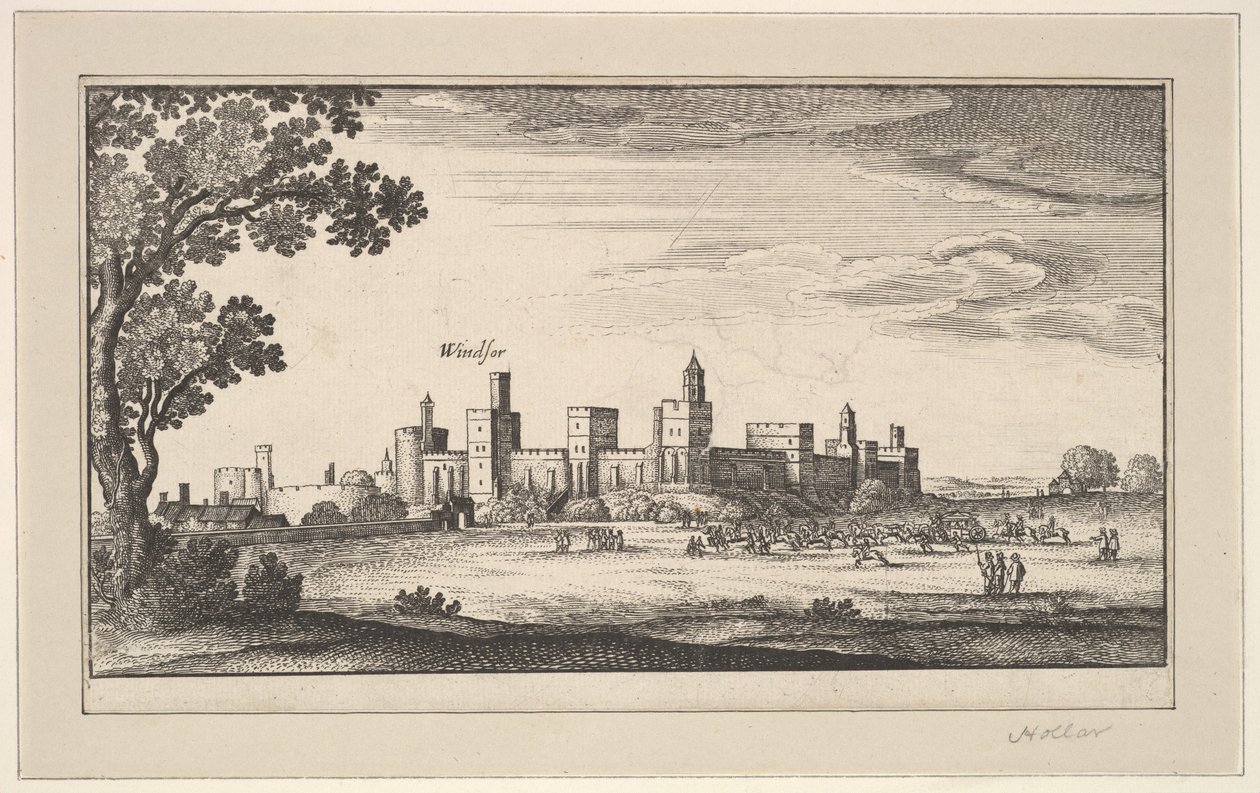 Windsor, vuoden 1644 jälkeen. tekijältä Abraham Aubri