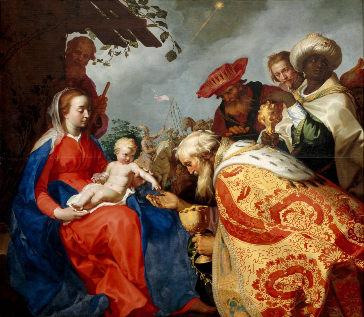 Maagien palvominen tekijältä Abraham Bloemaert