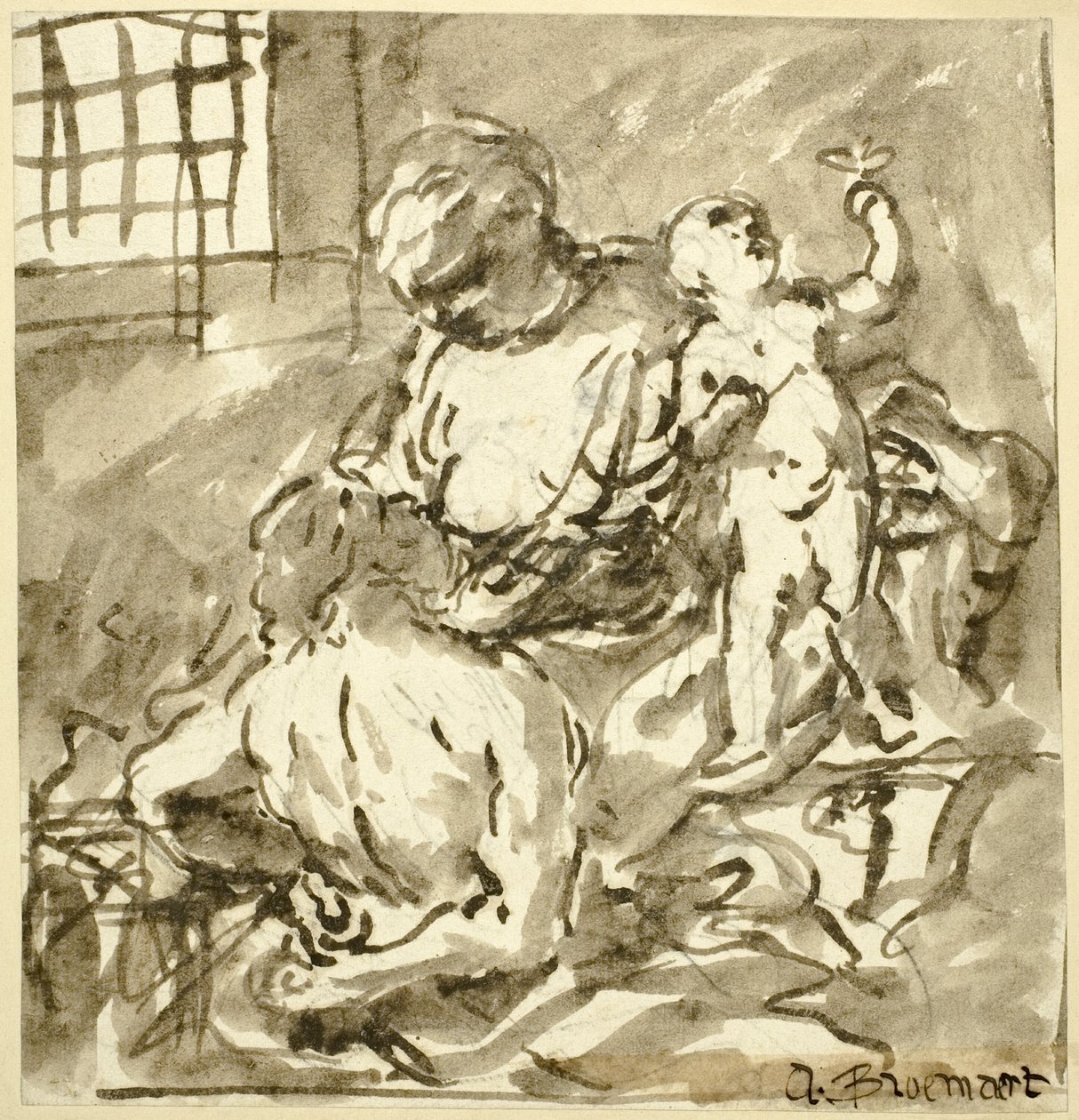 Caritas Romana tekijältä Abraham Bloemaert