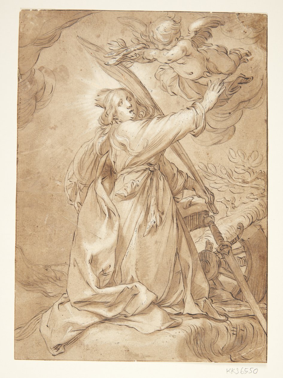 Catharina marttyyrina tekijältä Abraham Bloemaert
