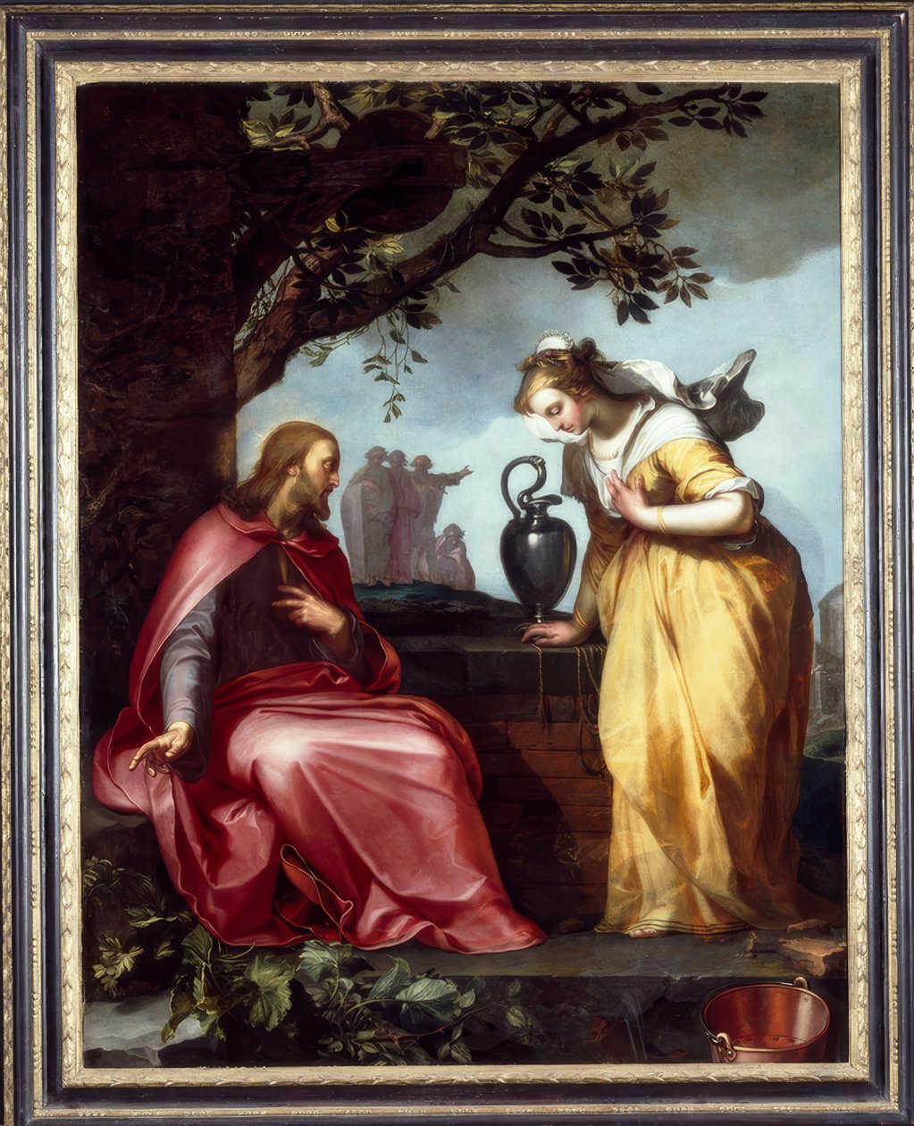 Kristus ja samarialainen nainen tekijältä Abraham Bloemaert
