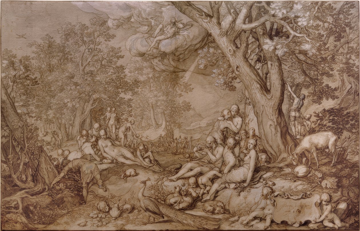 Kultainen ikä tekijältä Abraham Bloemaert