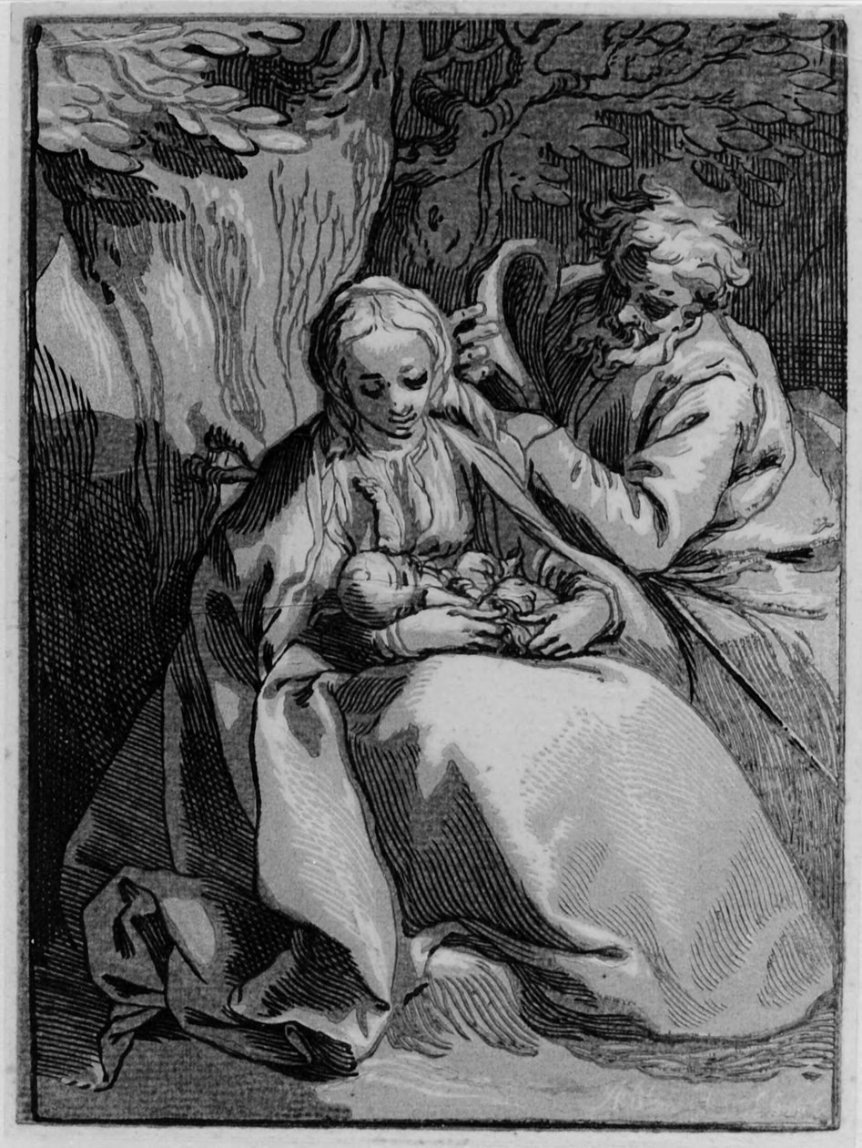 Pyhä perhe tekijältä Abraham Bloemaert