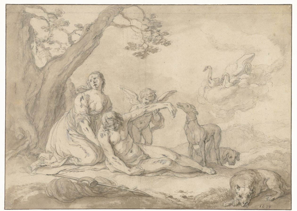 Diana ja endymion tekijältä Abraham Bloemaert