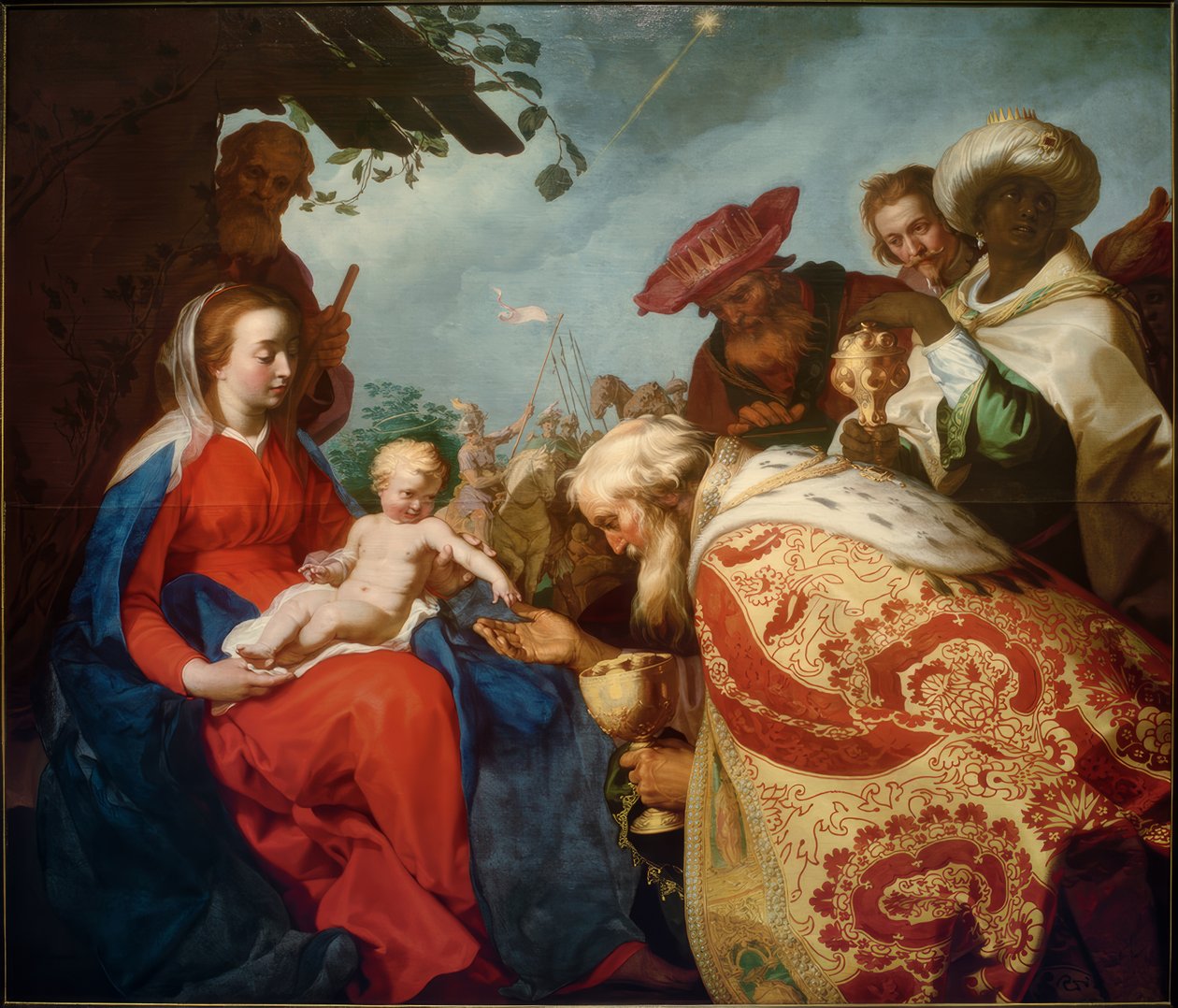 Maagien palvonta tekijältä Abraham Bloemaert