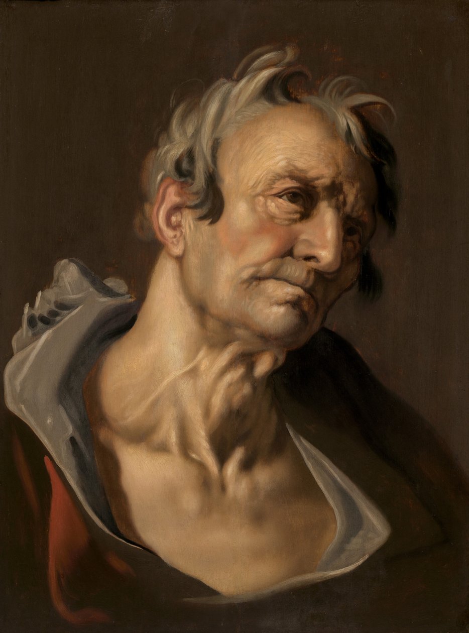 Vanhan miehen pää, 1500-luvun loppu - 1600-luvun alku. tekijältä Abraham Bloemaert