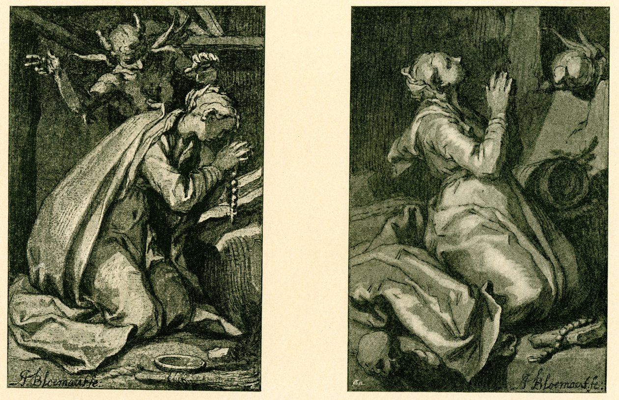 Pyhät katuvaiset tekijältä Abraham Bloemaert
