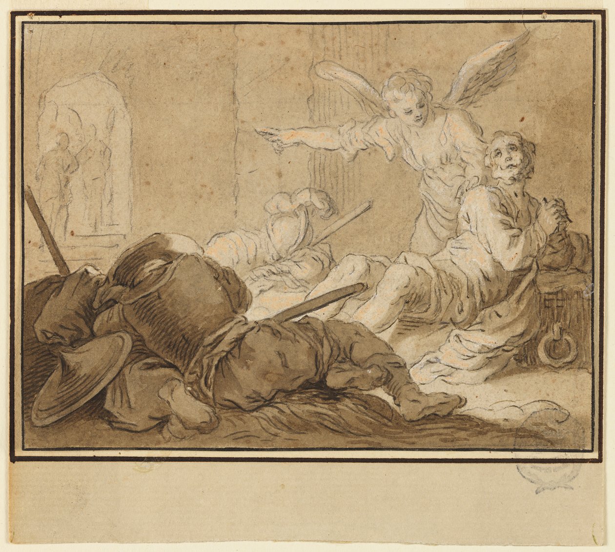 Pyhän Pietarin vapauttaminen tekijältä Abraham Bloemaert