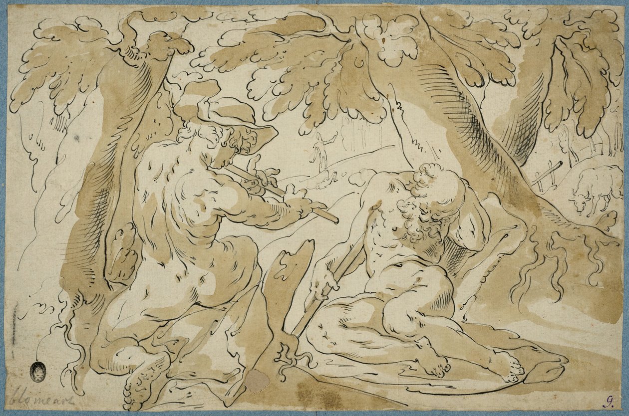Merkurius ja Argos tekijältä Abraham Bloemaert