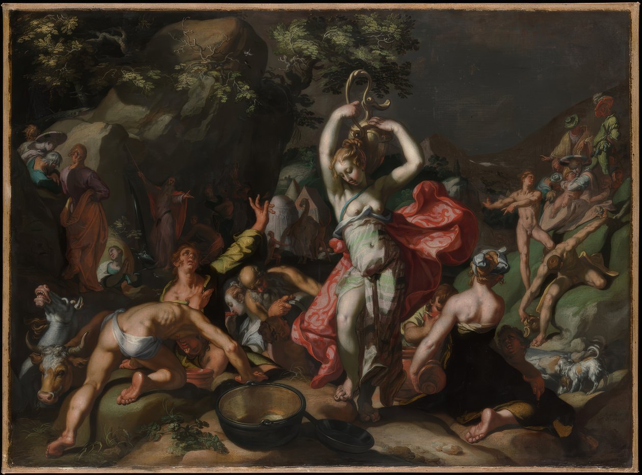 Mooses iskee kallioon tekijältä Abraham Bloemaert