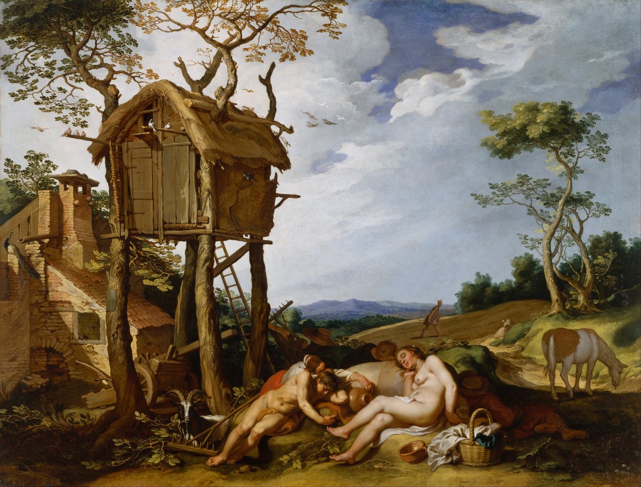 Vertaus vehnästä ja tervasta tekijältä Abraham Bloemaert