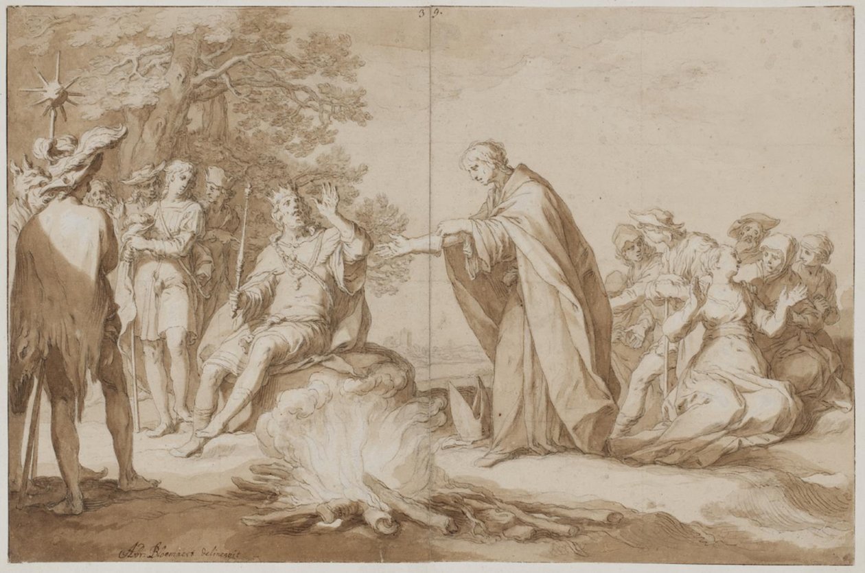 Poppon tulen koettelemus tekijältä Abraham Bloemaert