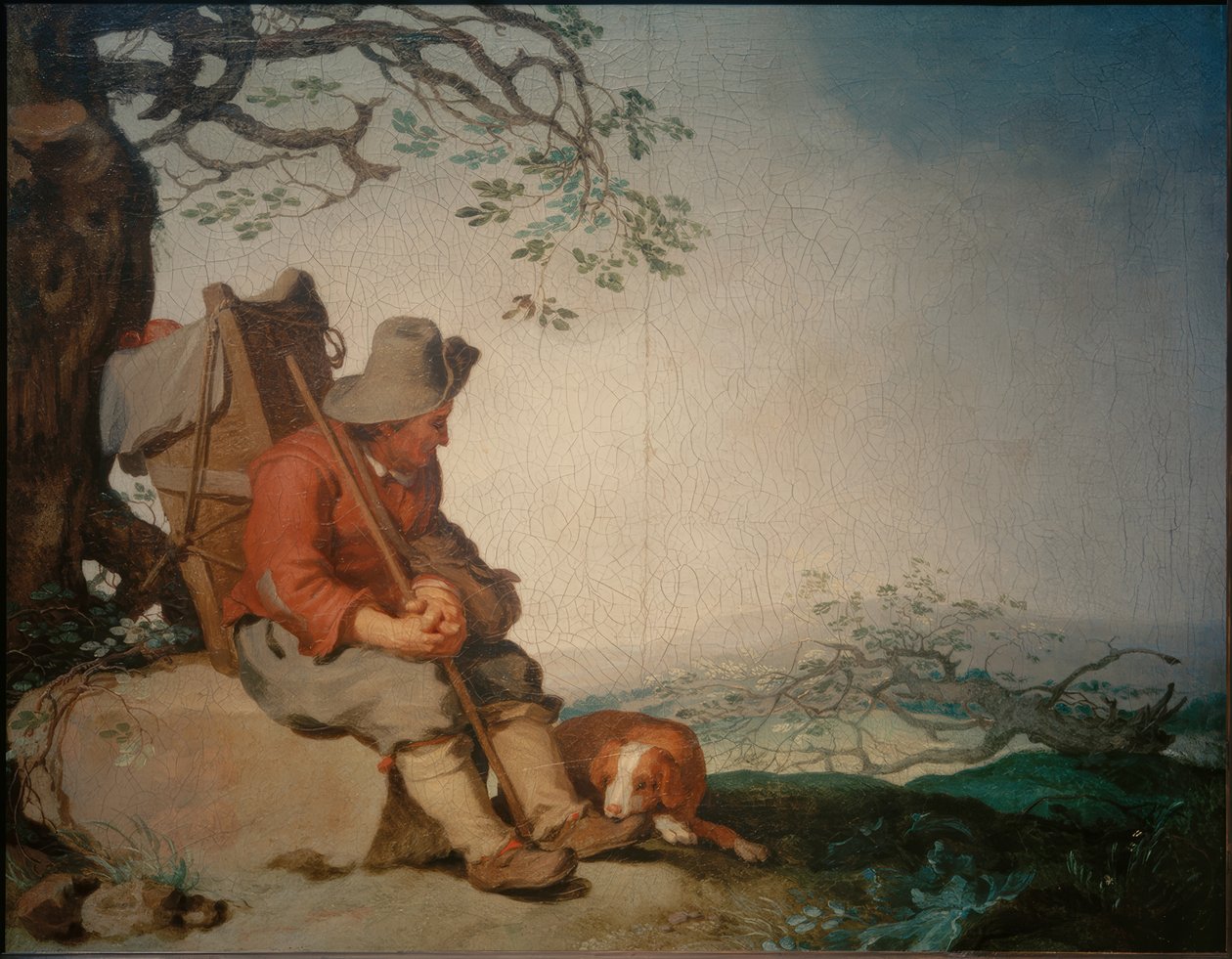 Lepäävä kauppias tekijältä Abraham Bloemaert