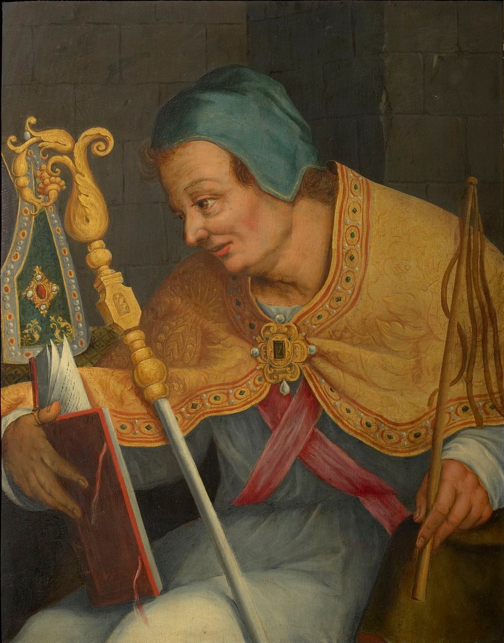Pyhä Ambrose, Milanon arkkipiispa. tekijältä Abraham Bloemaert