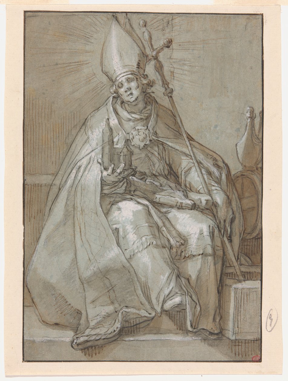 Saint Willibrord tekijältä Abraham Bloemaert