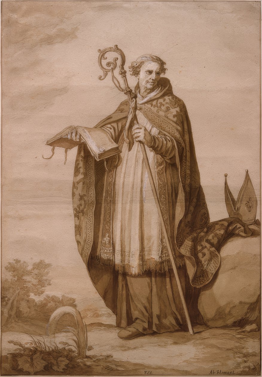 Pyhä Engelmundus tekijältä Abraham Bloemaert