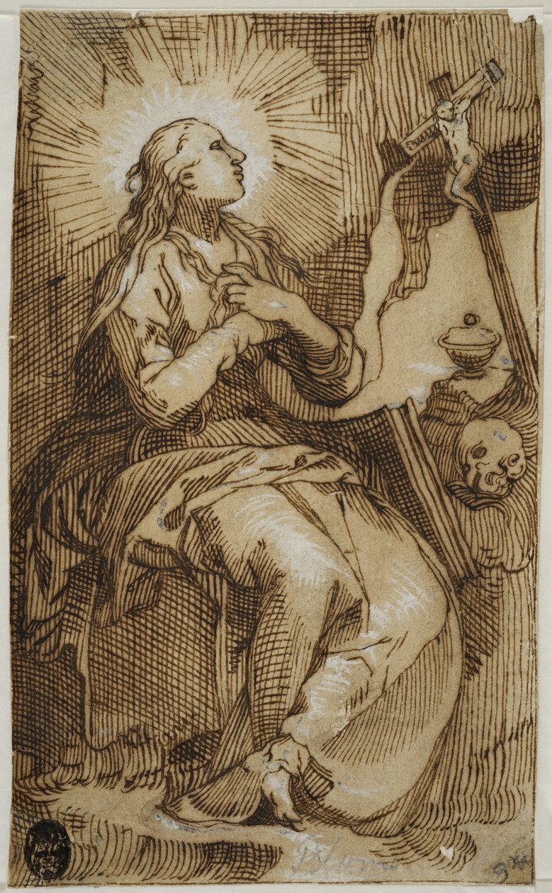 Pyhä Maria Magdaleena tekijältä Abraham Bloemaert
