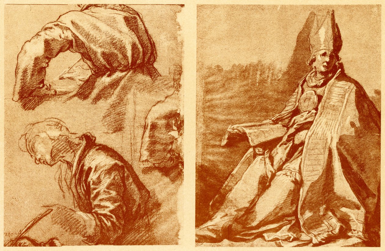 Neljä evankelistaa ja Pyhä Ambrosius tekijältä Abraham Bloemaert