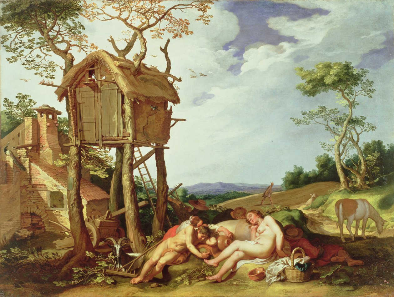 Vertaus vehnästä ja rikkakasveista tekijältä Abraham Bloemaert