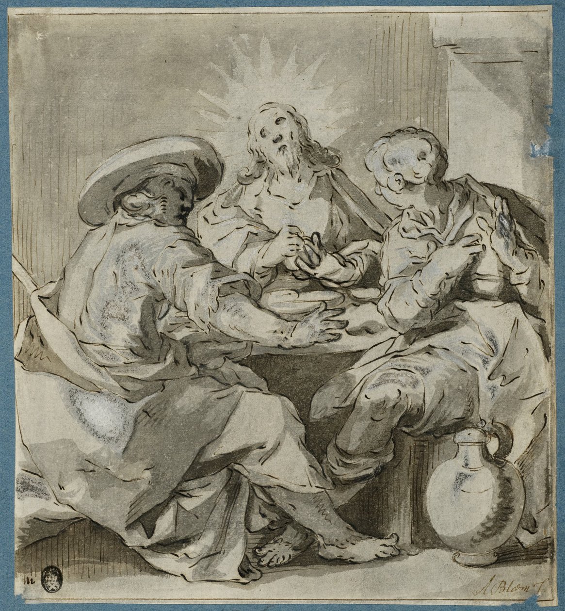 Ehtoollinen Emmauksessa tekijältä Abraham Bloemaert