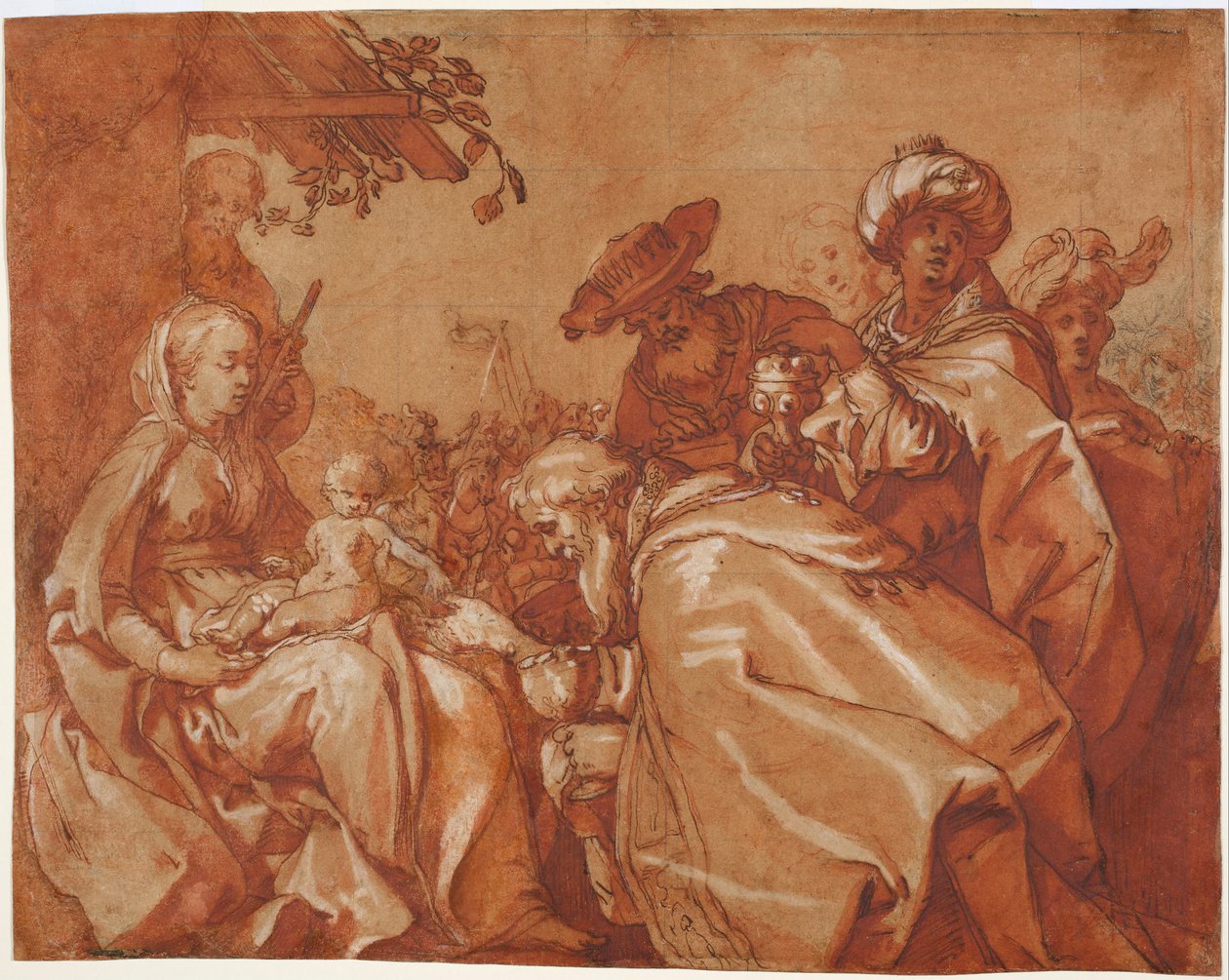 Maagien palvonta tekijältä Abraham Bloemaert