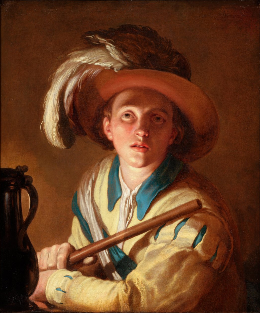 Huilunsoittaja, 1621 tekijältä Abraham Bloemaert