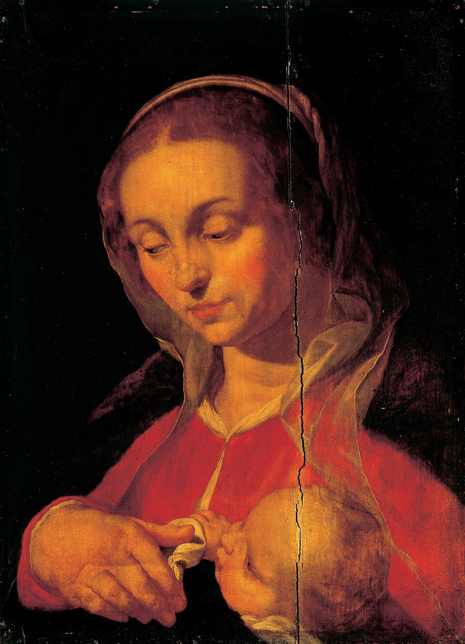 Neitsyt ja lapsi tekijältä Abraham Bloemaert
