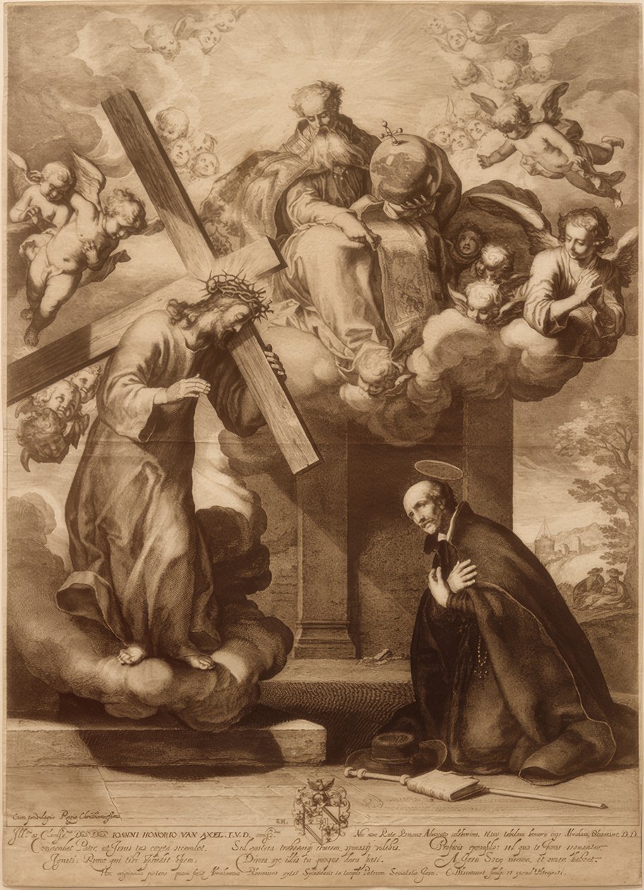 Ignatius Loyolalaisen visio La Stortassa tekijältä Abraham Bloemaert