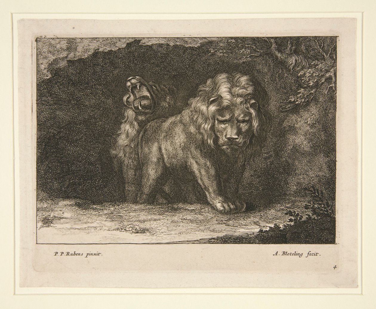 Lionit. Sarjasta tekijältä Abraham Blooteling