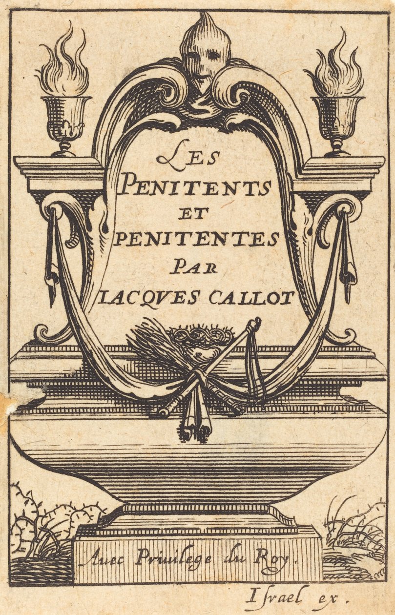 Callotin "The Penitents" -elokuva tekijältä Abraham Bosse