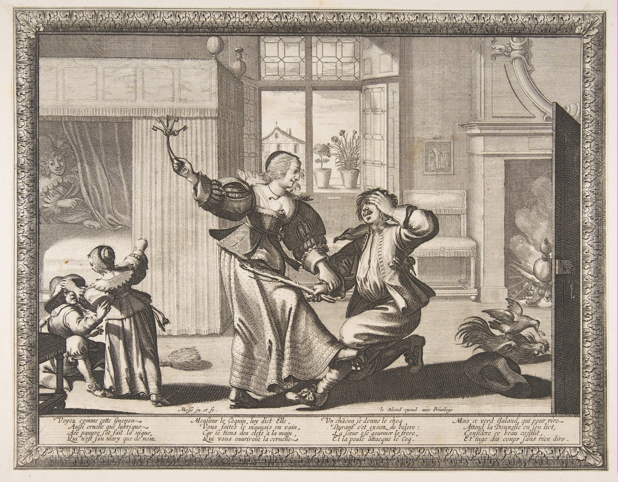 Husband-Beater, n. 1633. tekijältä Abraham Bosse