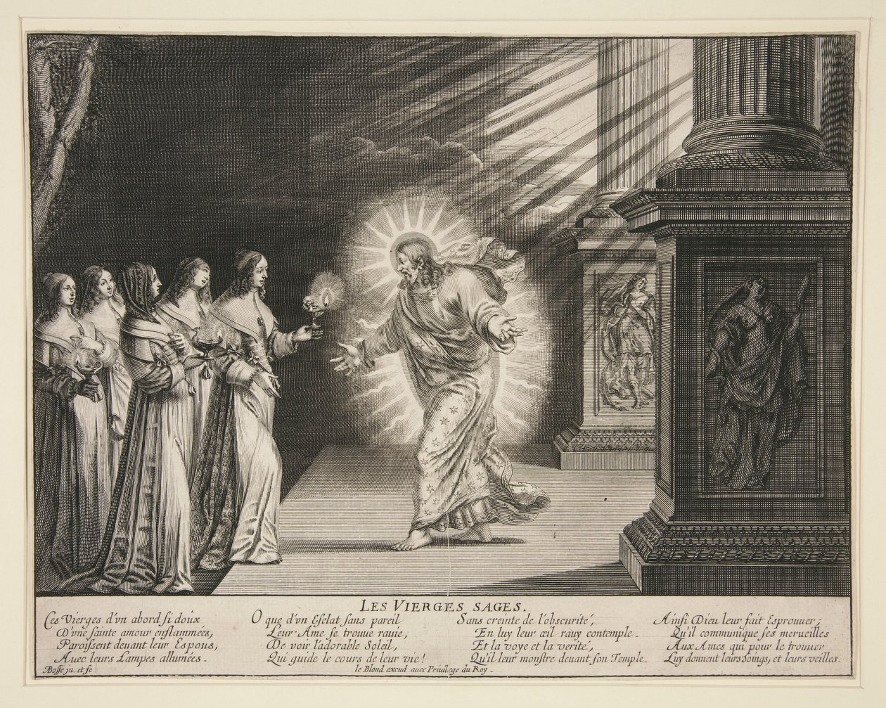 The Wise Virgins: The Foolish Virgins (6/7 sarjan vedosta) tekijältä Abraham Bosse
