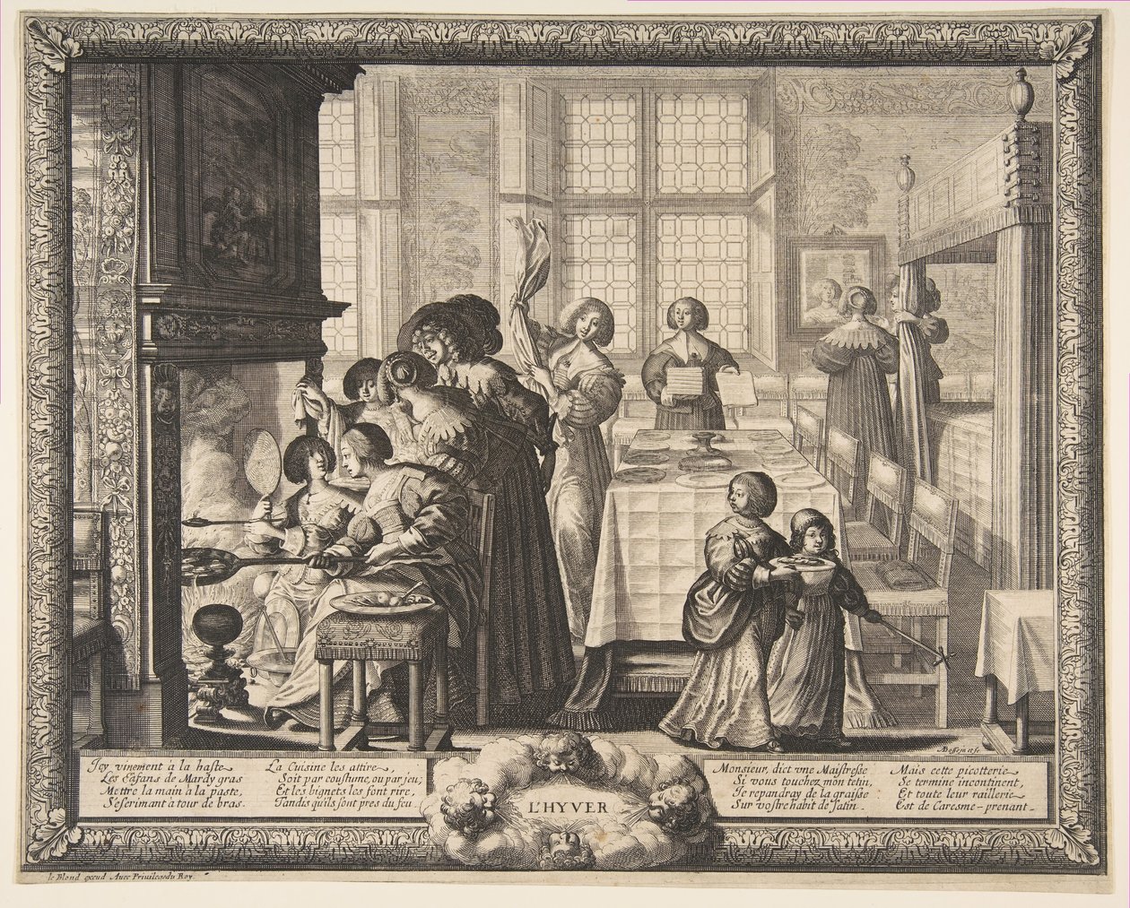 Talvi, n. 1637. tekijältä Abraham Bosse