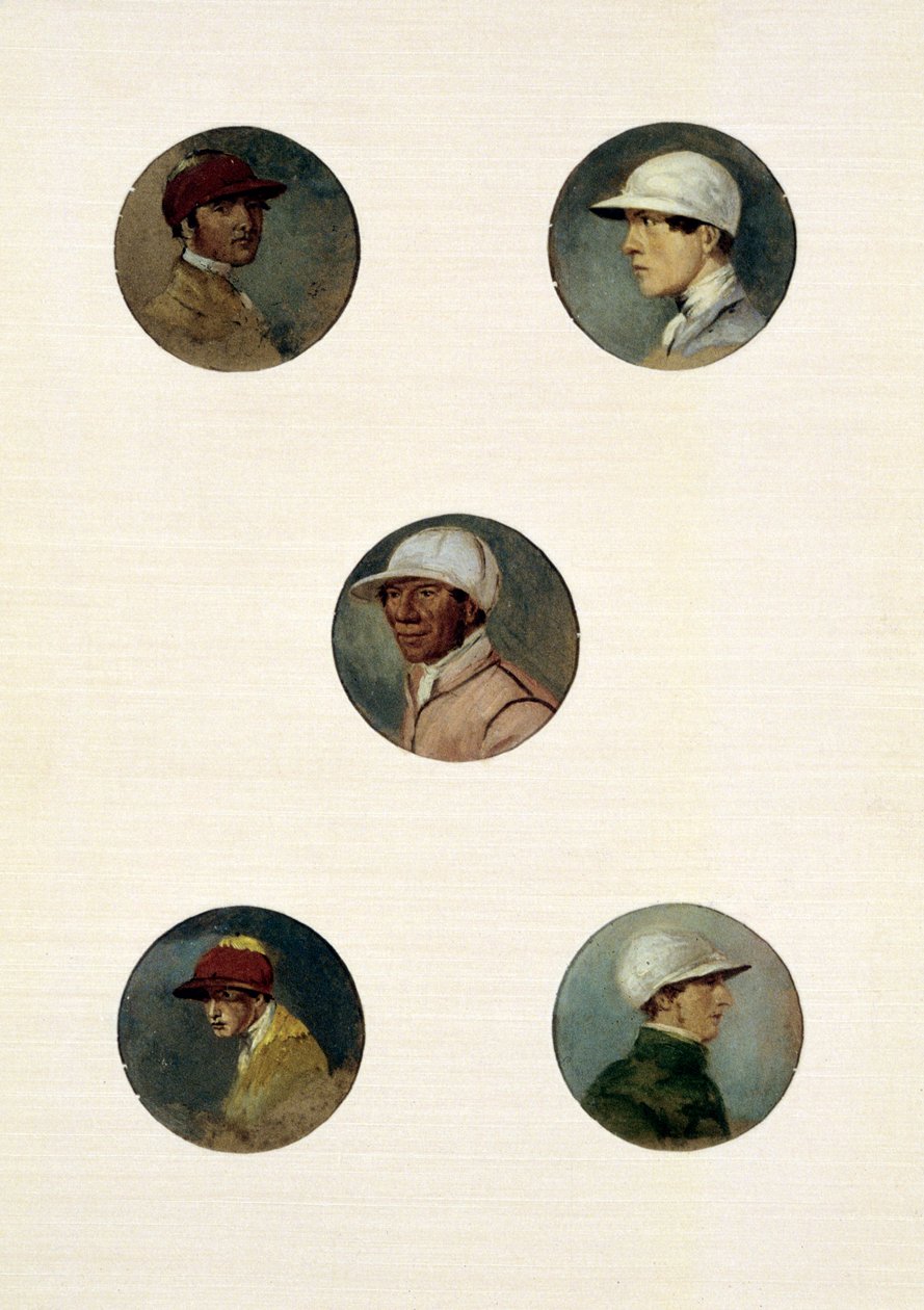 Jockeys-tutkimukset (öljy kankaalle) tekijältä Abraham Cooper