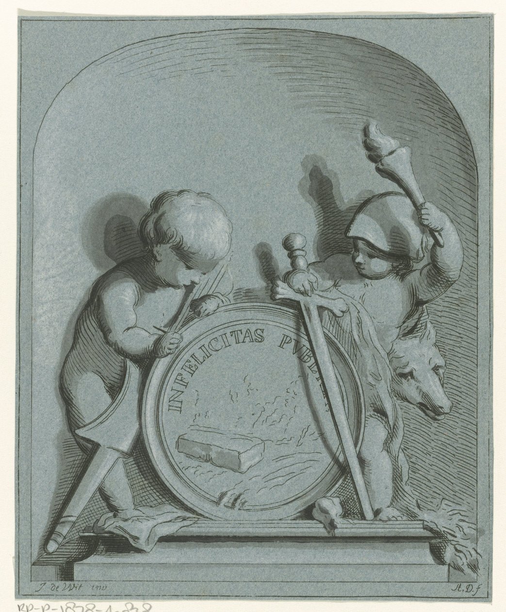 Allegoria kahdella putilla tekijältä Abraham Delfos