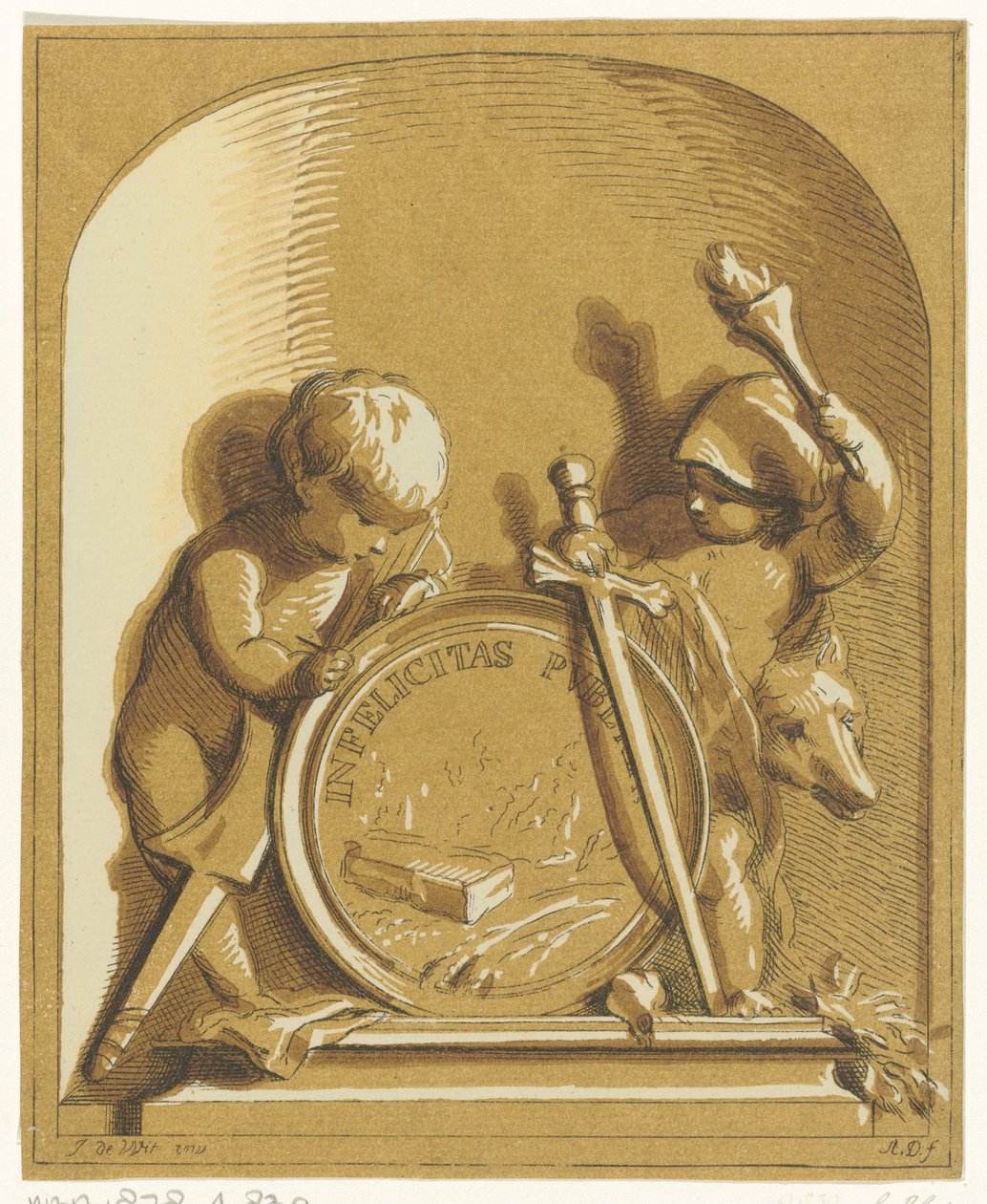 Allegoria kahdella putilla tekijältä Abraham Delfos