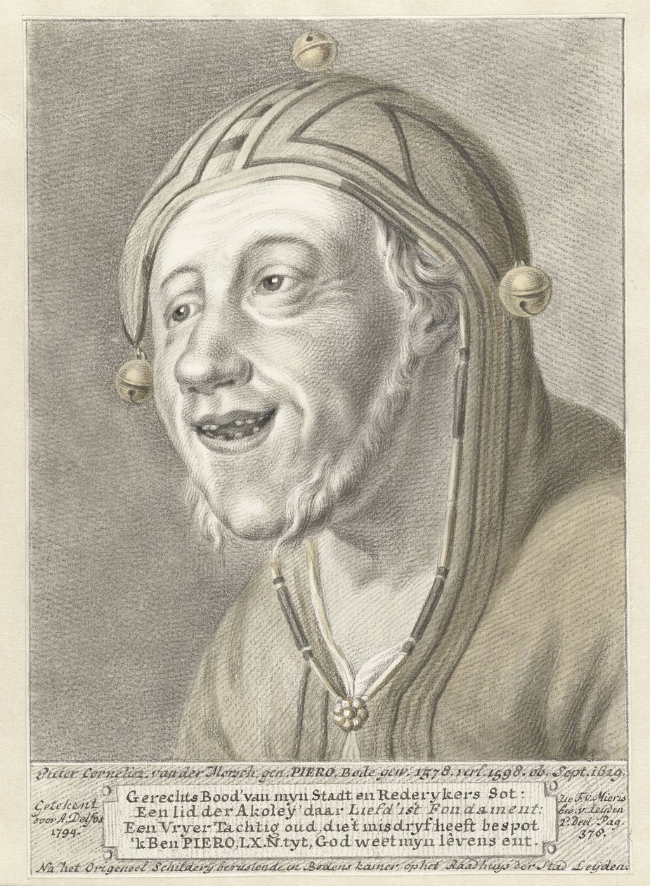 Pieter Corneliszin muotokuva. van der Morsch tekijältä Abraham Delfos