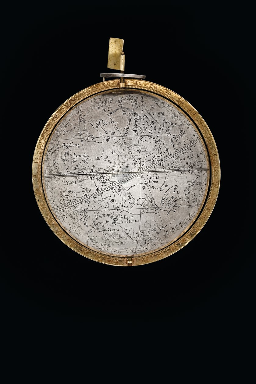 Kaksi poikkeuksellista maapalloa ja taivaallista maapalloa, joita tukevat Hercules ja Atlas, Augsburg, 1697-1699 tekijältä Abraham Drentwett