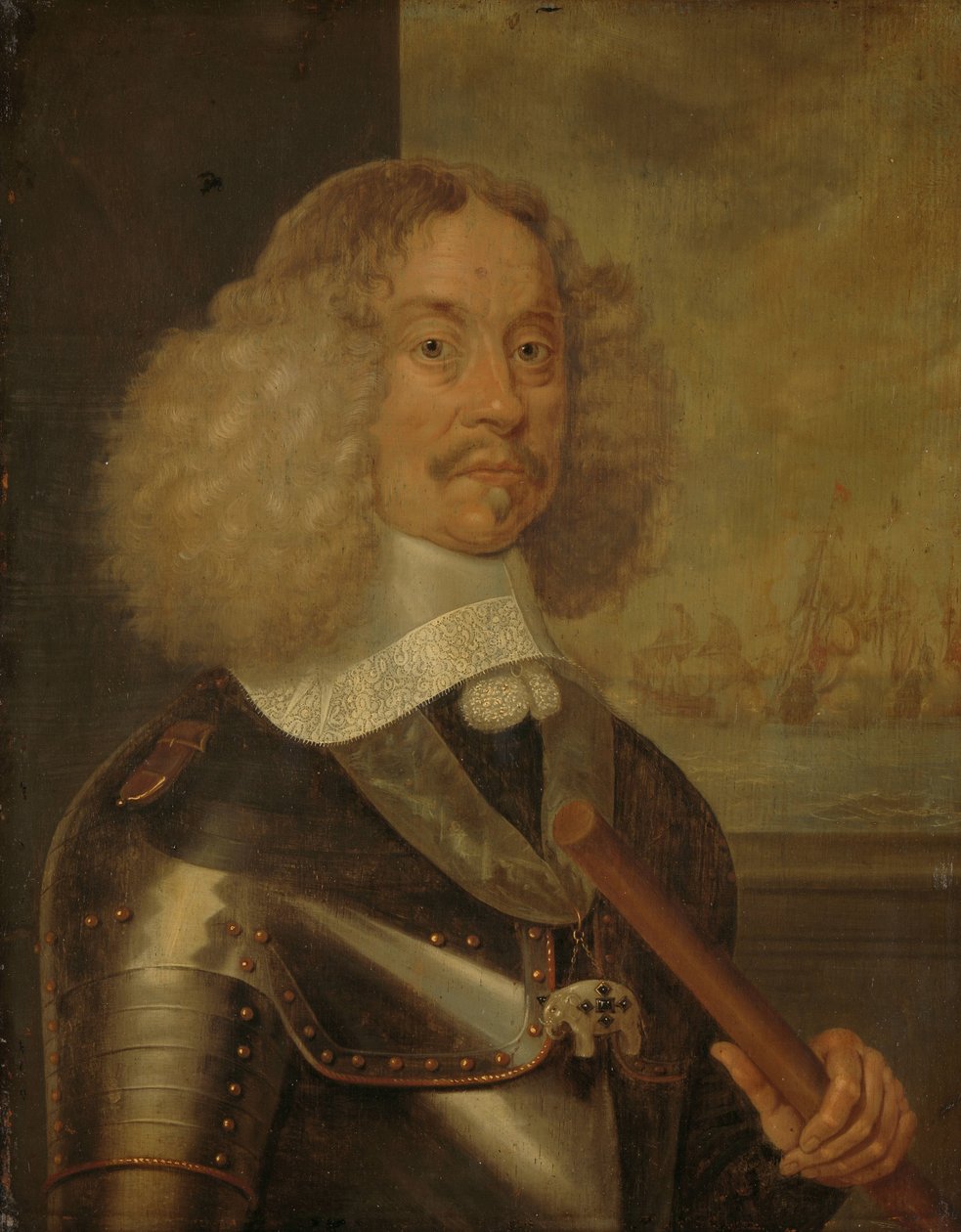 Jacob Baron van Wassenaerin muotokuva, Obdamin herra, Hollannin ja Länsi-Frieslandin luutnantti-amiraali tekijältä Abraham Evertsz. van Westerveld