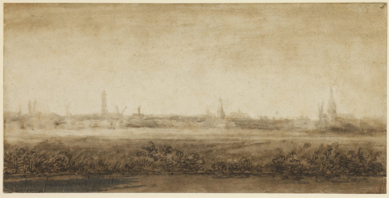 Näkymä Amsterdamiin tekijältä Abraham Furnerius